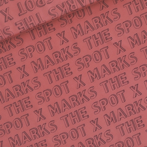 Picture of X Marks The Spot - M - French Terry - Marsala Rood
