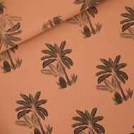 Afbeelding van Palm Trees - M - French Terry - Pecan Bruin