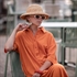 Picture of Tissu Éponge - Orange Érable d'automne 