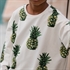 Picture of Pineapples - M - French Terry - Crème Papyrus